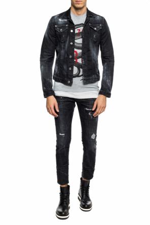 T-shirt with holes, zdjęcie 2 T-shirt with holes od Dsquared2